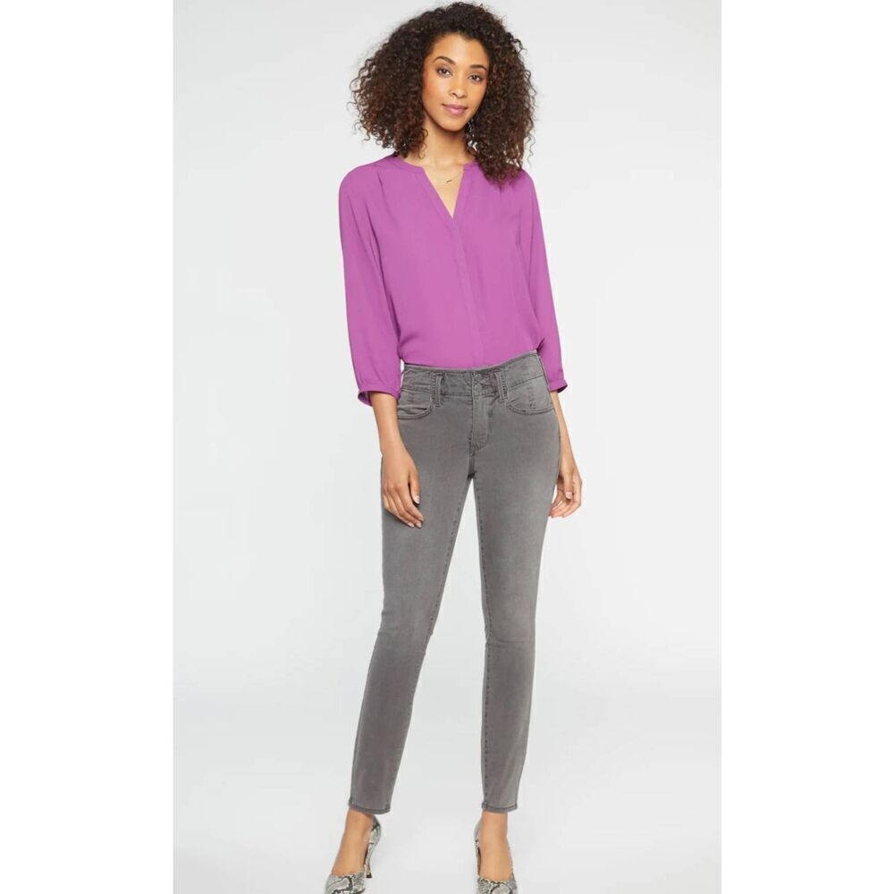 NYDJ Ami Split Hem Skinny Ankle Jeans Size 14